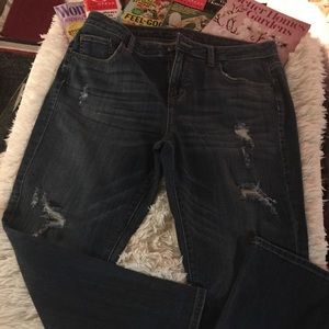 Jennifer Lopez- Slim boyfriend jeans blu/SZ 10❤️